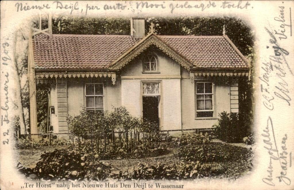 Wassenaar - Ter Horst - nabij het Nieuwe Huis Den Deijl, Ophalen of Verzenden, Voor 1920, Gelopen, Zuid-Holland