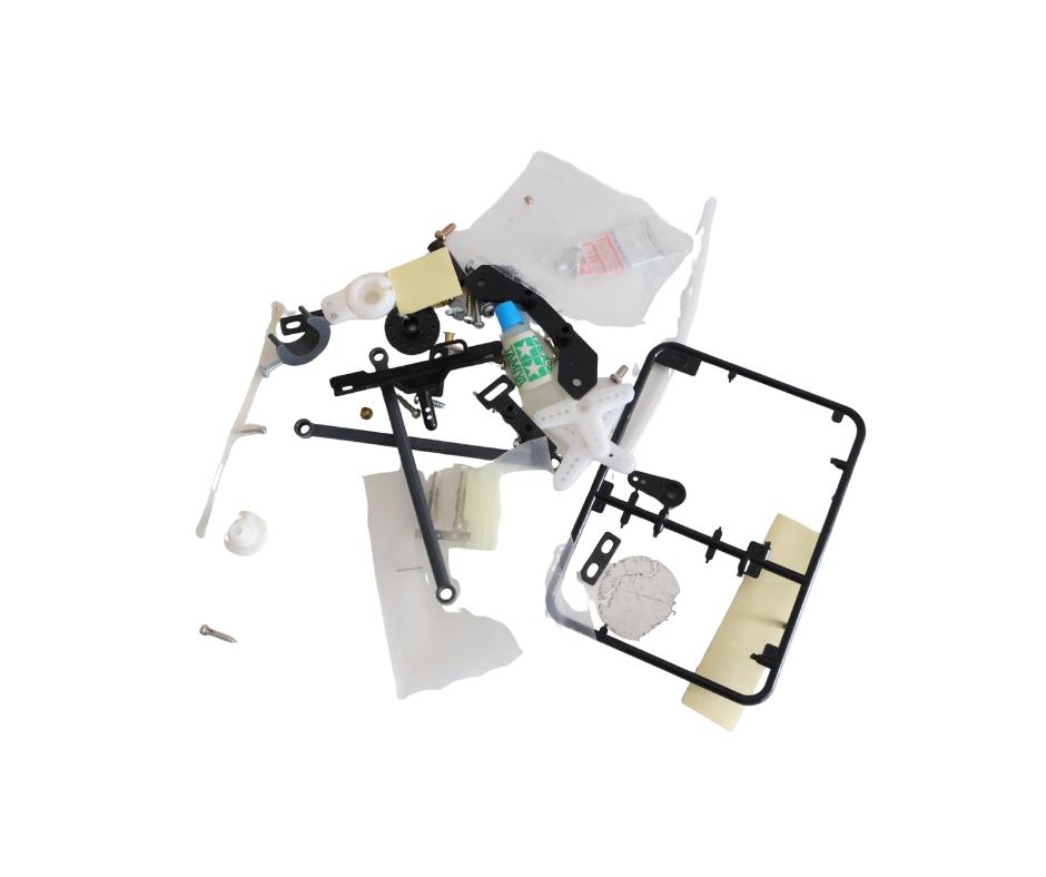 Lotje restant onderdelen Tamiya 1/10 rc auto, Hobby en Vrije tijd, Ophalen of Verzenden, Gebruikt, Onderdeel