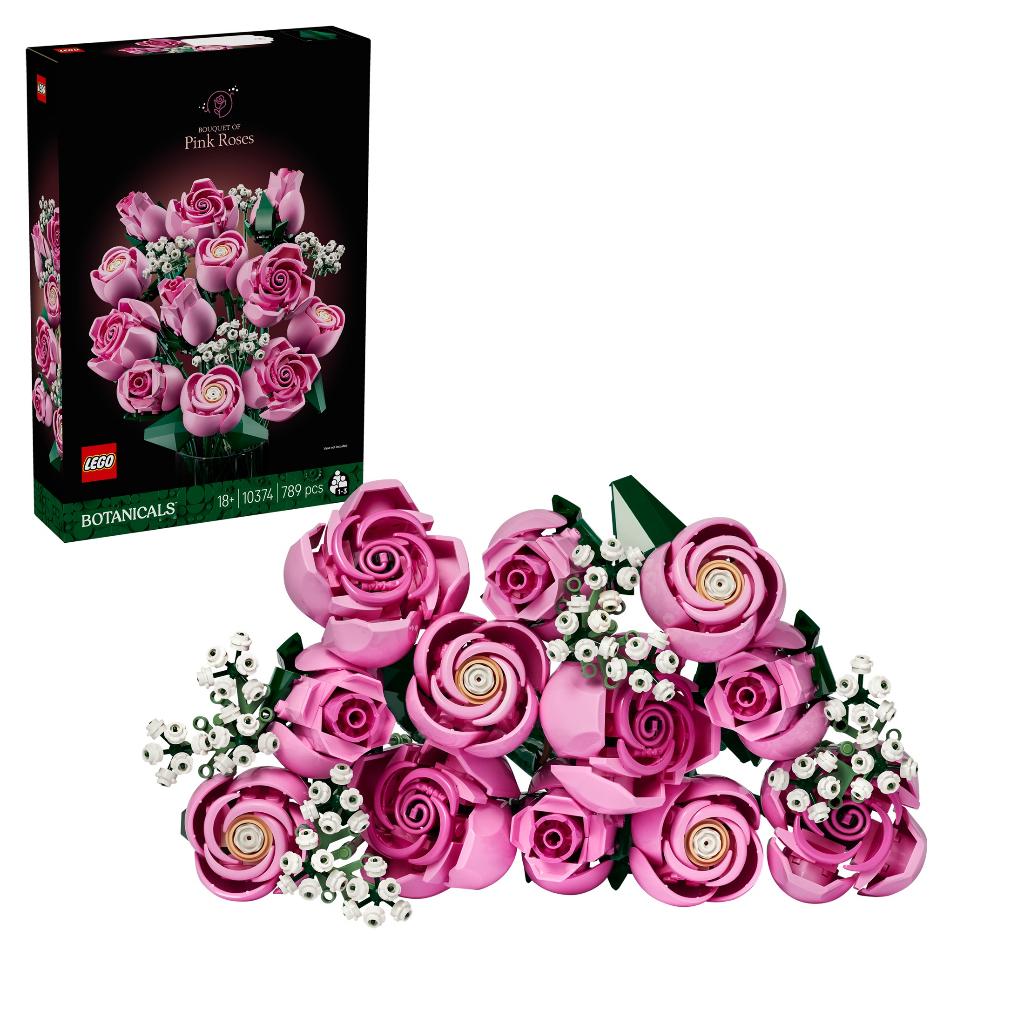 LEGO Botanical 10374 Roze RozenBoeket 789 delig, Kinderen en Baby's, Speelgoed | Duplo en Lego, Nieuw, Lego, Complete set, Ophalen of Verzenden
