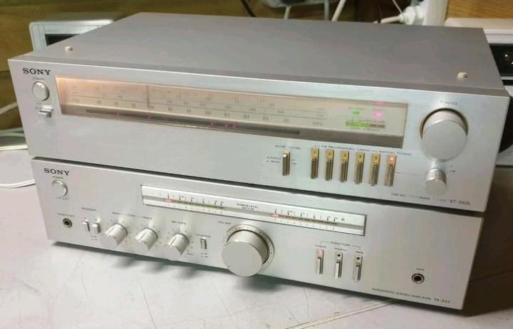 Sony set versterker ta-242 + tuner st-242l vintage 1980, Audio, Tv en Foto, Stereo-sets, Sony, Ophalen of Verzenden
