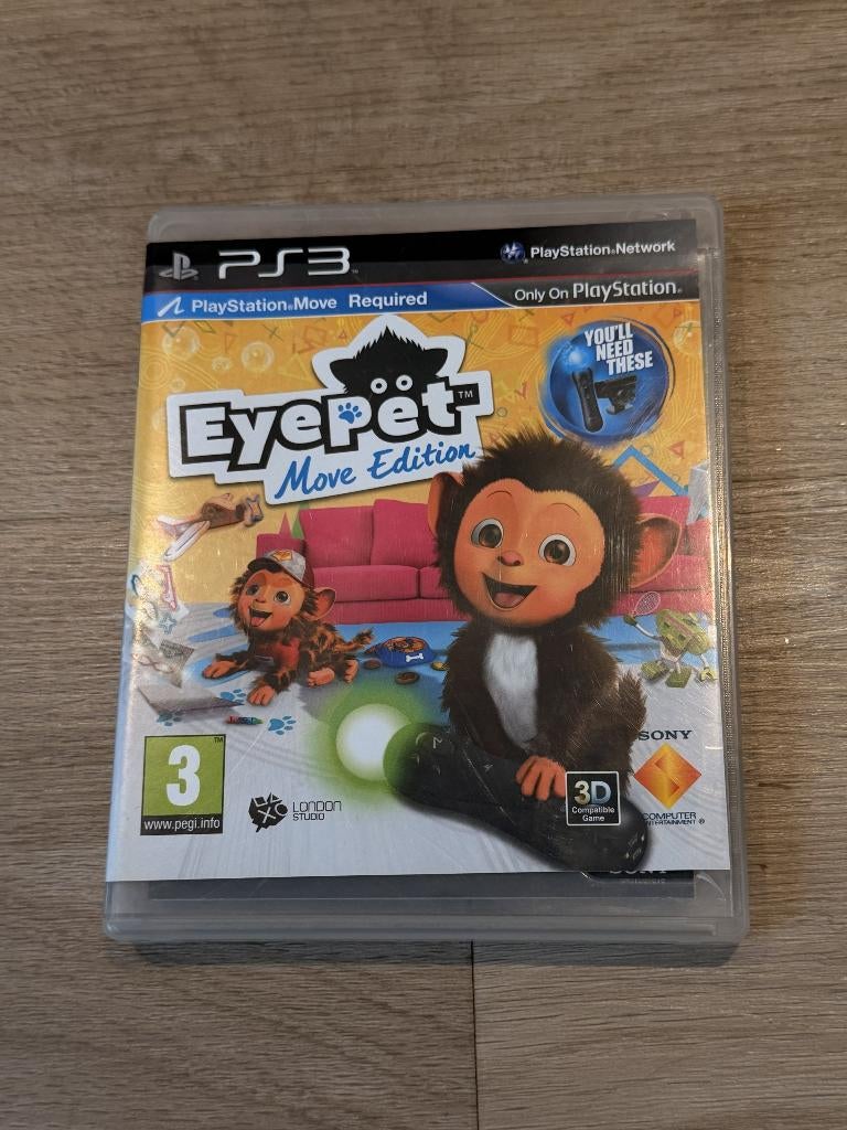 EyePet Move Edition - PS3, Spelcomputers en Games, Games | Sony PlayStation 3, Zo goed als nieuw, Simulatie, 1 speler, Vanaf 3 jaar