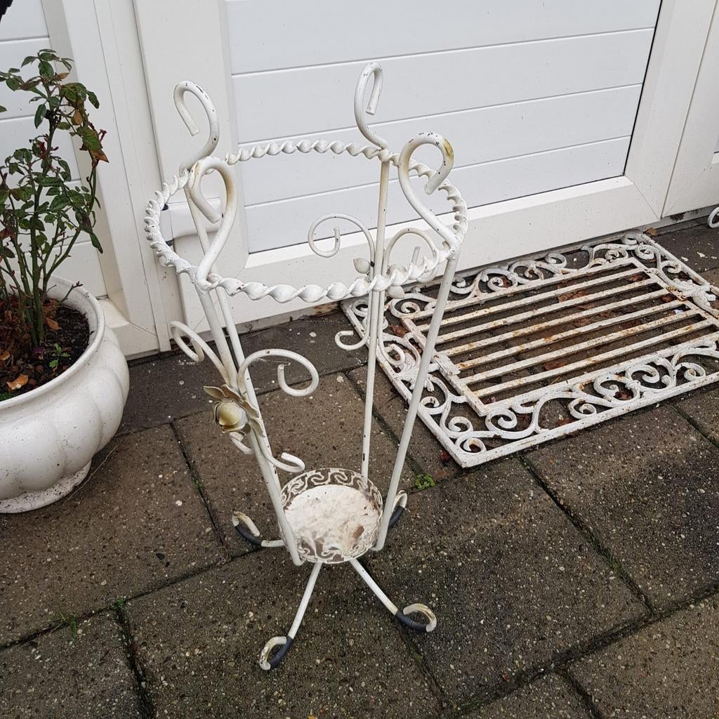 Vintage brocant Paraplubak van smeedijzer, Ophalen of Verzenden, Gebruikt, Metaal