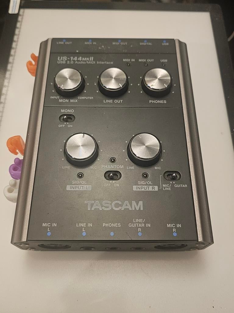 Tascam US-144 MKII USB Audio Interface, Ophalen of Verzenden, Gebruikt, Overige merken