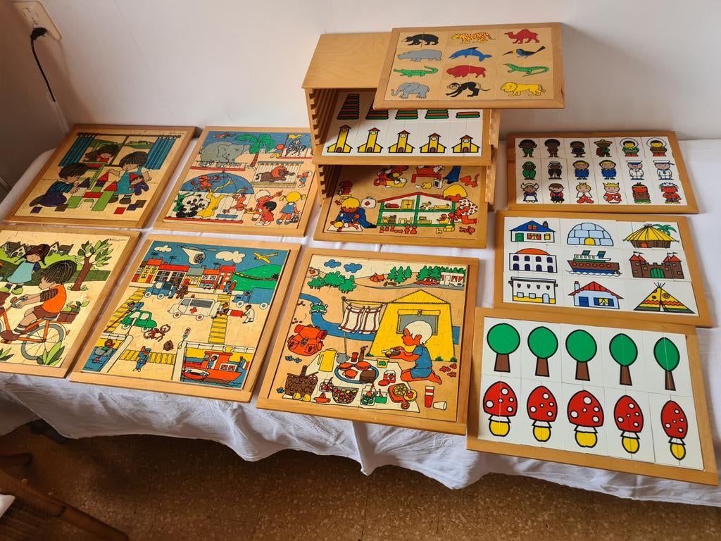 Rolf puzzels en lotto's in kast, Kinderen en Baby's, Speelgoed | Educatief en Creatief, Ophalen