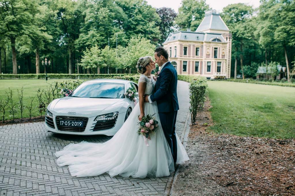 Trouwauto verhuur Audi R8 €599, Trouwauto