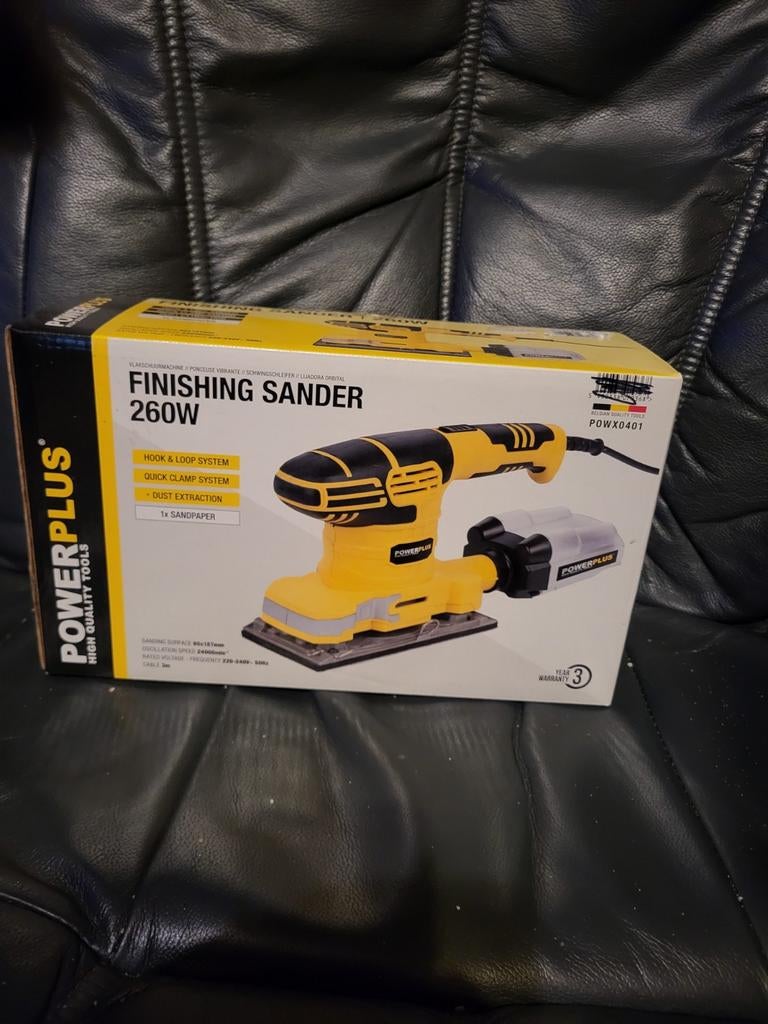 Te koop power plus schuurmachiene, Ophalen, Nieuw, 1200 watt of meer, Overige typen
