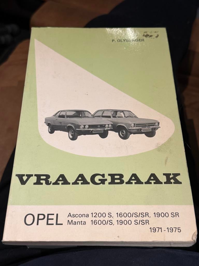 Vraagbaak Opel Ascona & Manta 1971-1975, Boeken, Auto's | Boeken, Ophalen, Gelezen, Opel