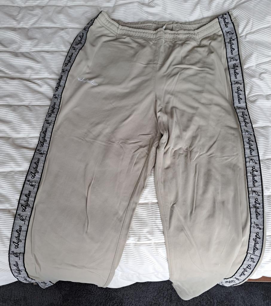 Australian broek ziveren bies mt 54, Kleding | Heren, Sportkleding, Maat 52/54 (L), Beige, Ophalen of Verzenden, Gedragen