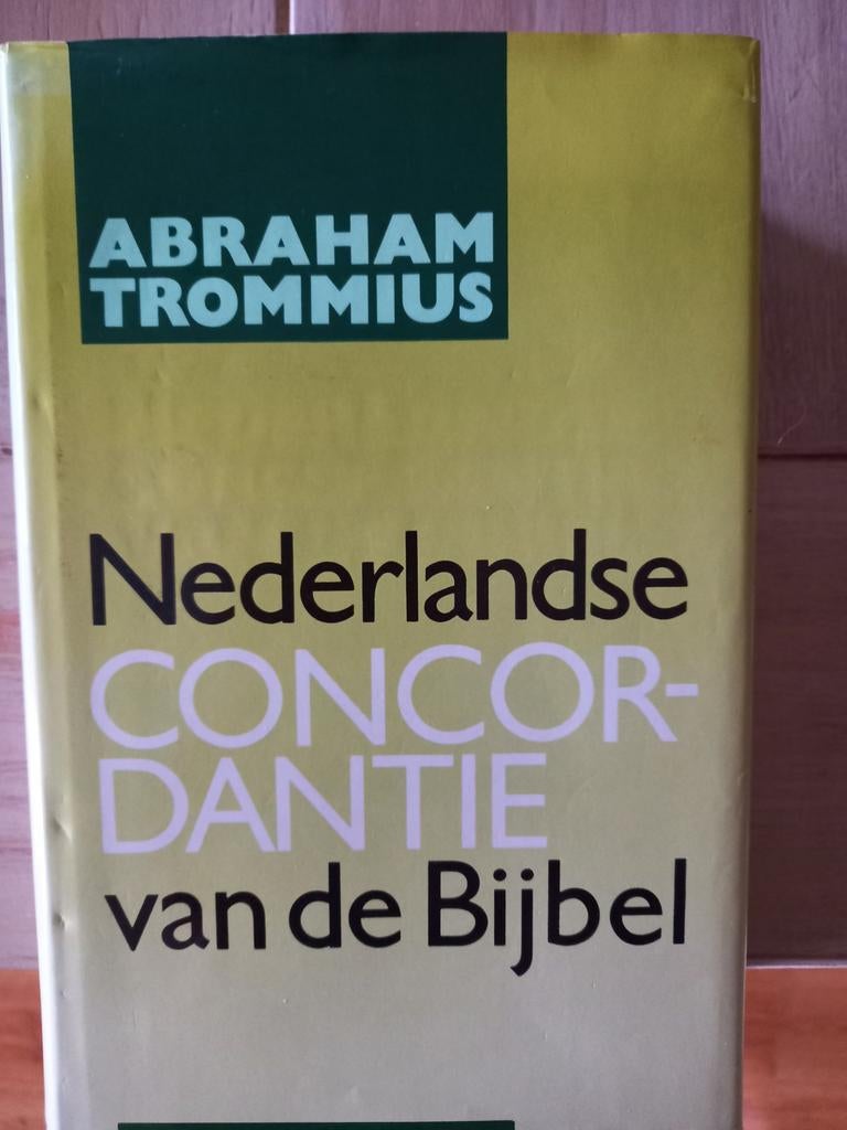 Trommius, Concordantie, Boeken, Ophalen of Verzenden, Gelezen