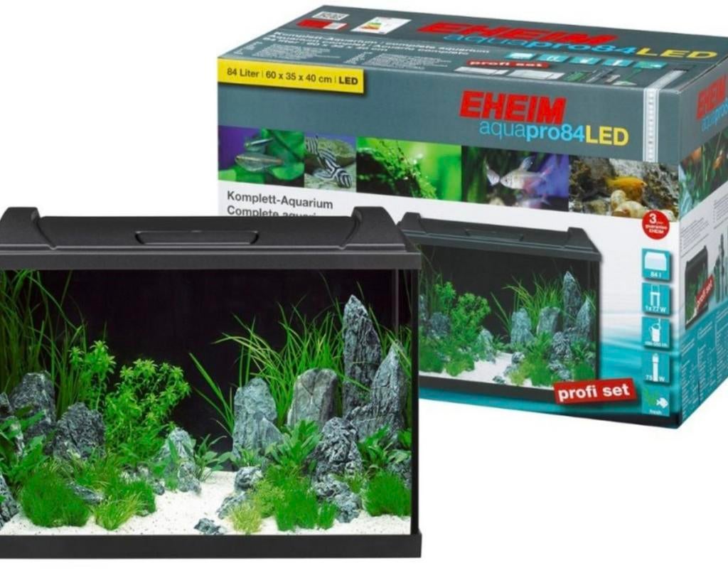 Eheim Aquarium Aquaproled 84 Zwart 60x35x40 Cm, Ophalen, Leeg aquarium