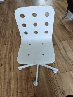 Ikea Jules bureaustoel wit, Ophalen, Gebruikt, Wit, Bureaustoel