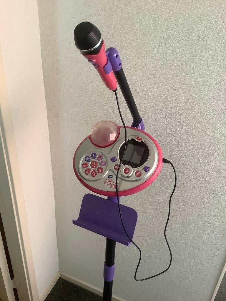 Vtech kidi superstar microfoon, Kinderen en Baby's, Speelgoed | Vtech, Ophalen of Verzenden, Zo goed als nieuw