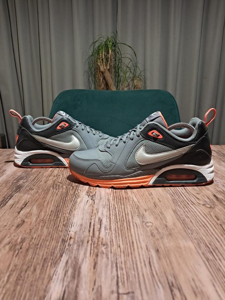Nike Air Max Trax Lunarlon 'Bright Mango' Size 39 - Very Rar, Nike, Ophalen of Verzenden, Sneakers of Gympen, Grijs