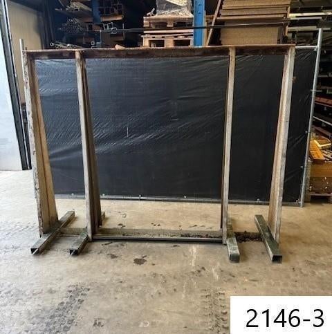 2146. Glasbok / kozijnbok / rek / transportrek, Ophalen, Gebruikt, 120 tot 160 cm, Overige typen