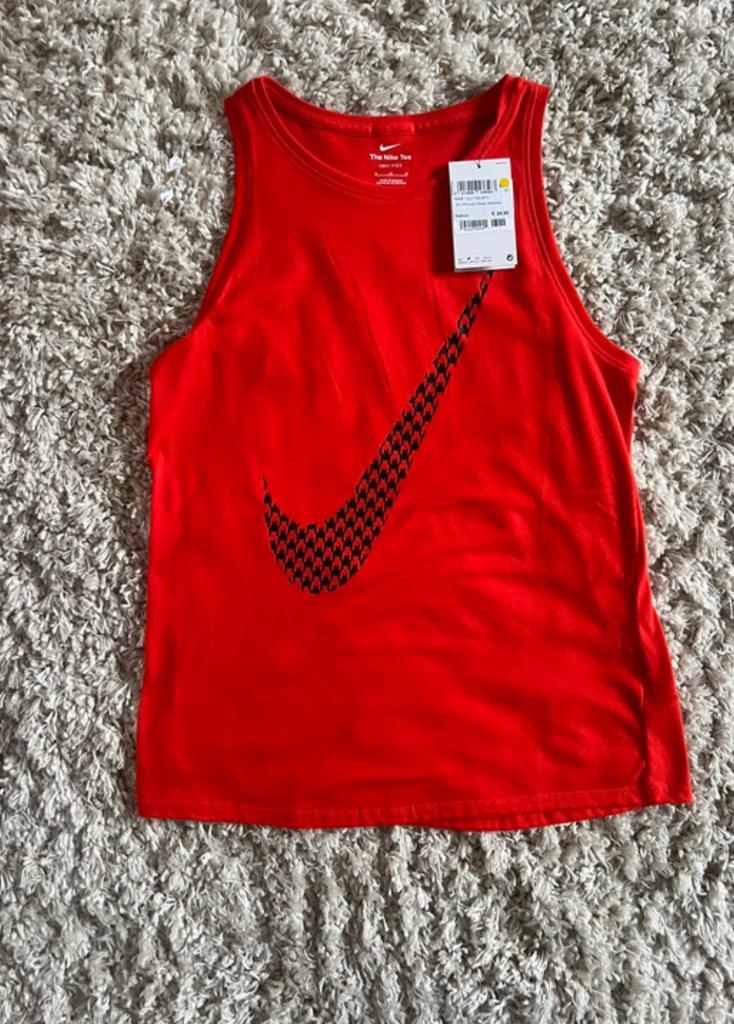 Nike tanktop / singlet rood – Dri-Fit – nieuw met label, Maat 48/50 (M), Nieuw, Ophalen of Verzenden, Rood