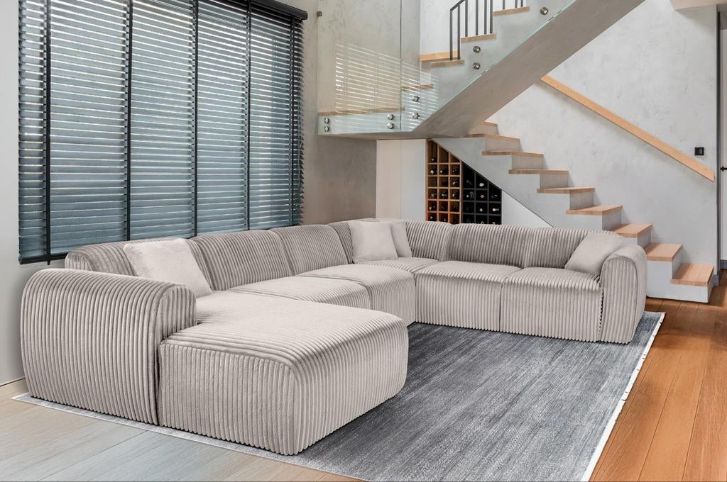 Nieuwe mega Ubank xxl moderne hoekbank zithoek loungebank, Keizer, Keizer, Hoekbank, 300 cm of meer