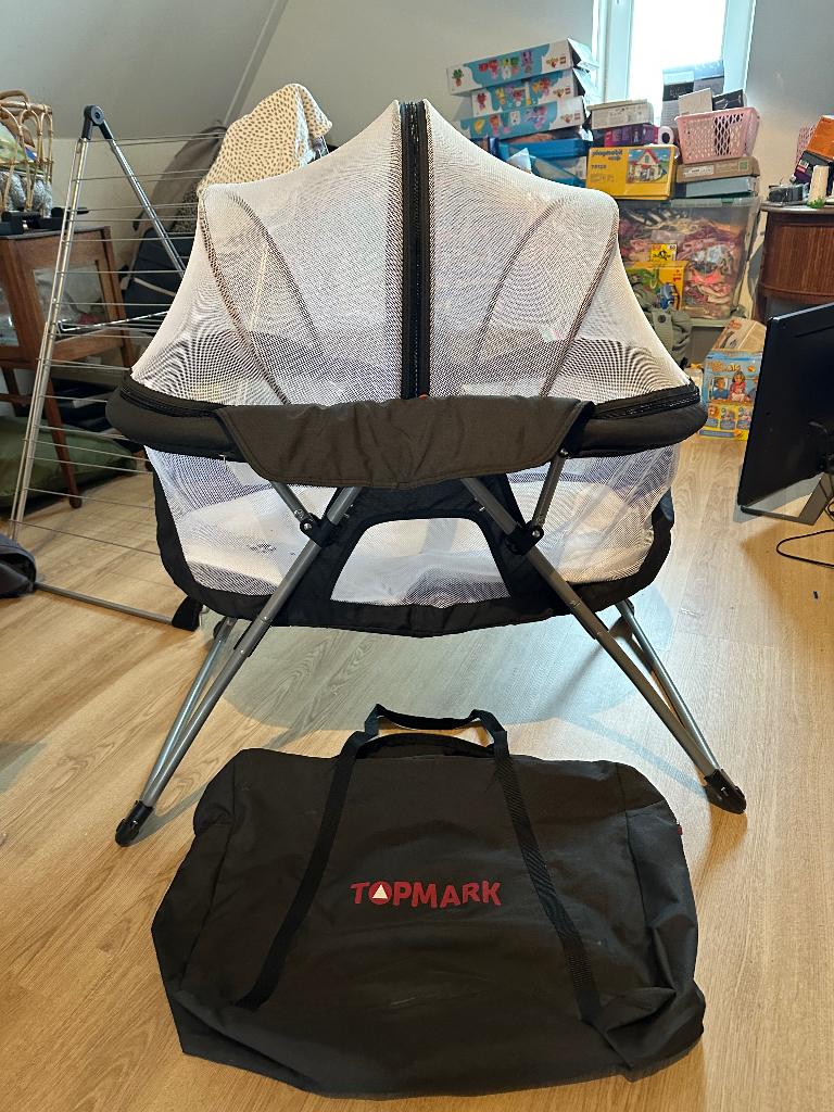 Topmark campingwiegje, Ophalen, Zo goed als nieuw, Minder dan 140 cm, Matras