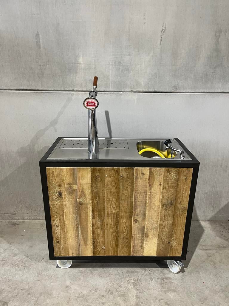Mobiele biertap met 1 of 2 tappunten, Witgoed en Apparatuur, Ophalen of Verzenden, Gebruikt, Overige merken