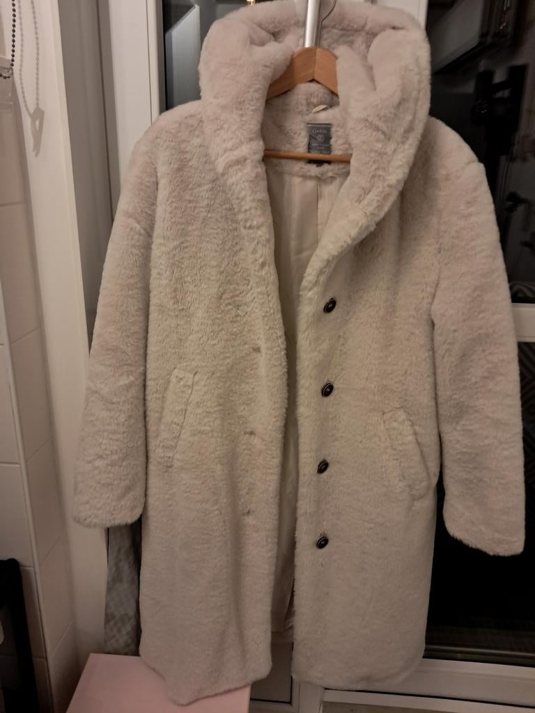 Nieuwe geisha jas maat 36 faux fur, Kleding | Dames, Jassen | Winter, Ophalen, Zo goed als nieuw, Maat 36 (S)