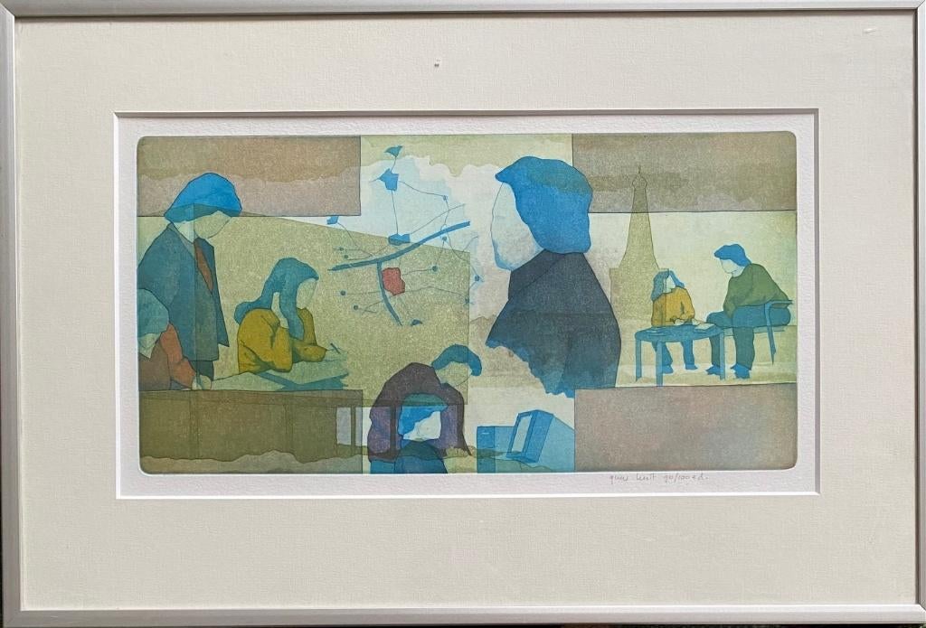 Guus Kuijt - Kleurenets, Antiek en Kunst, Ophalen of Verzenden