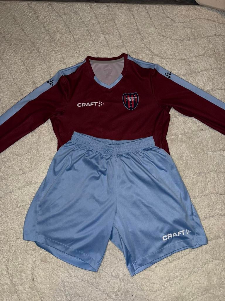 Zwaluwen FC Utrecht voetbalset Craft – shirt S / broek M, Sport en Fitness, Voetbal, Zo goed als nieuw, Shirt, Verzenden