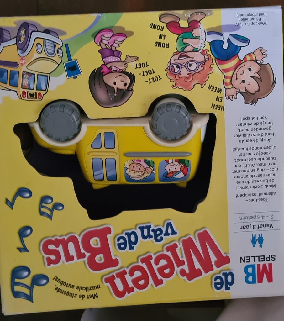 Wielen van de Bus Muzikale Auto, Ophalen, Zo goed als nieuw, Auto, Met licht