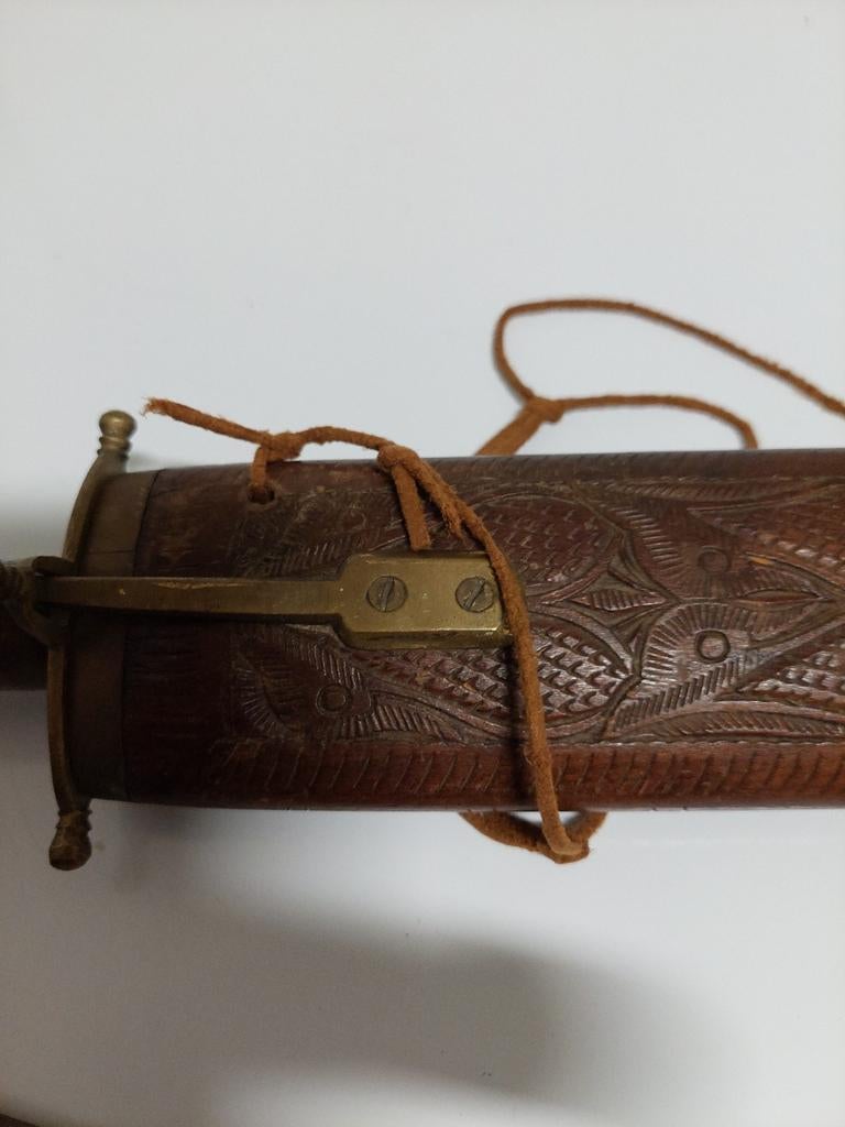 ANTIEK INDIA MESSENHOUDER, Antiek en Kunst, Antiek | Bestek, Ophalen of Verzenden