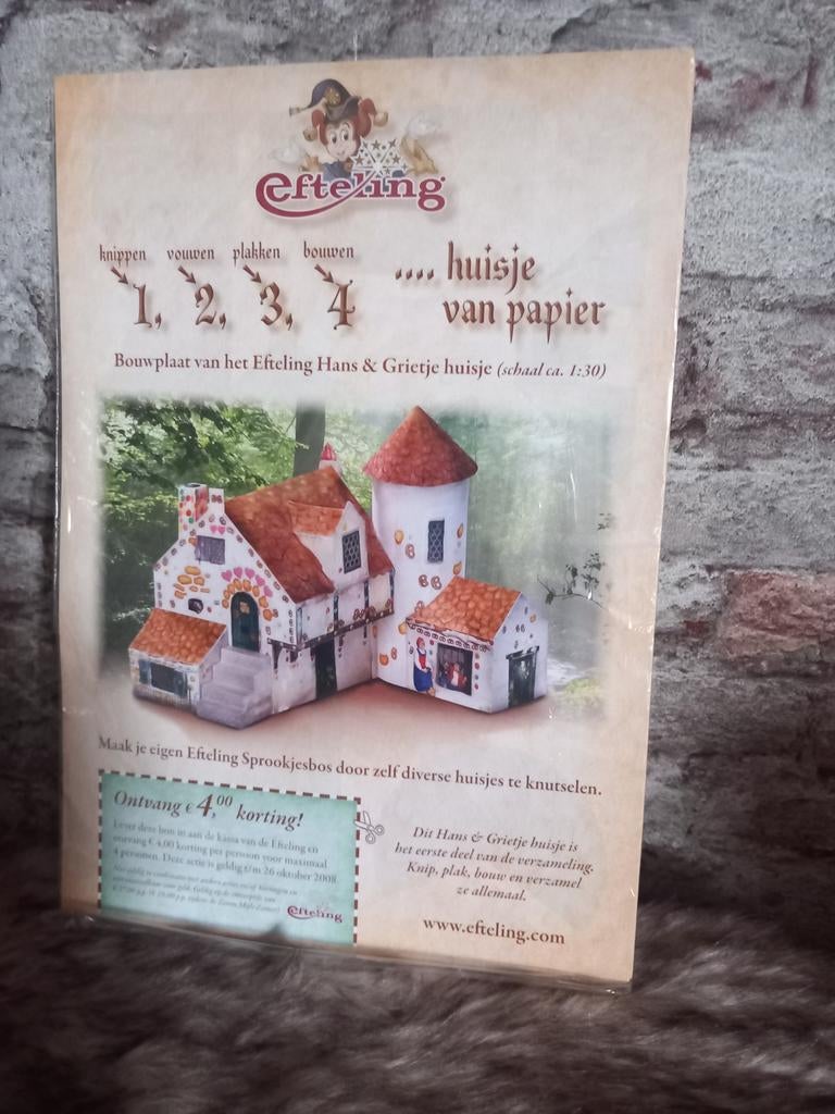 Bouwplaat Efteling, Ophalen of Verzenden