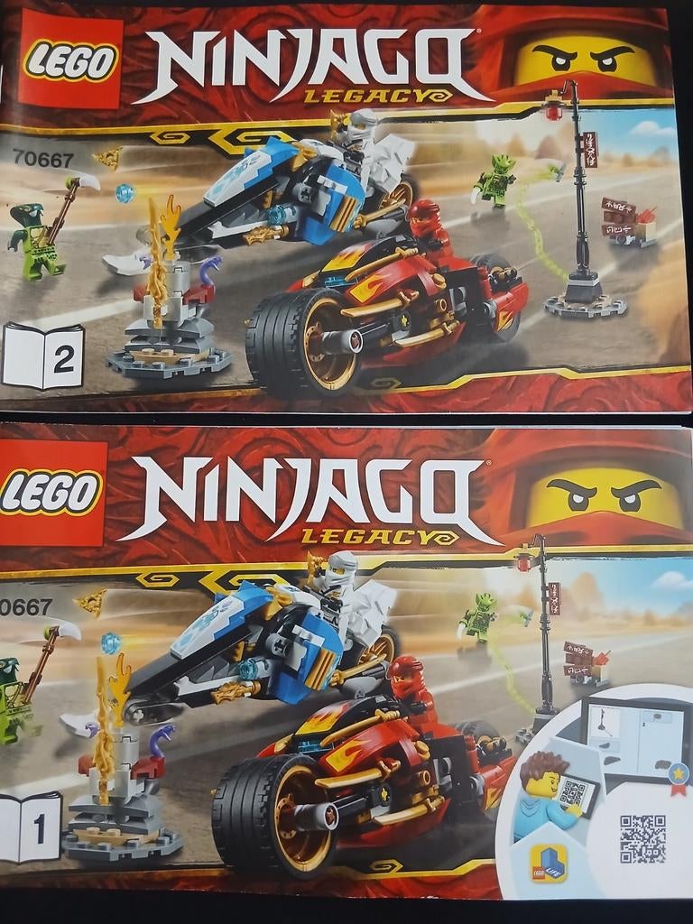 Lego Ninjago Legacy 70667, Ophalen, Zo goed als nieuw, Complete set, Lego