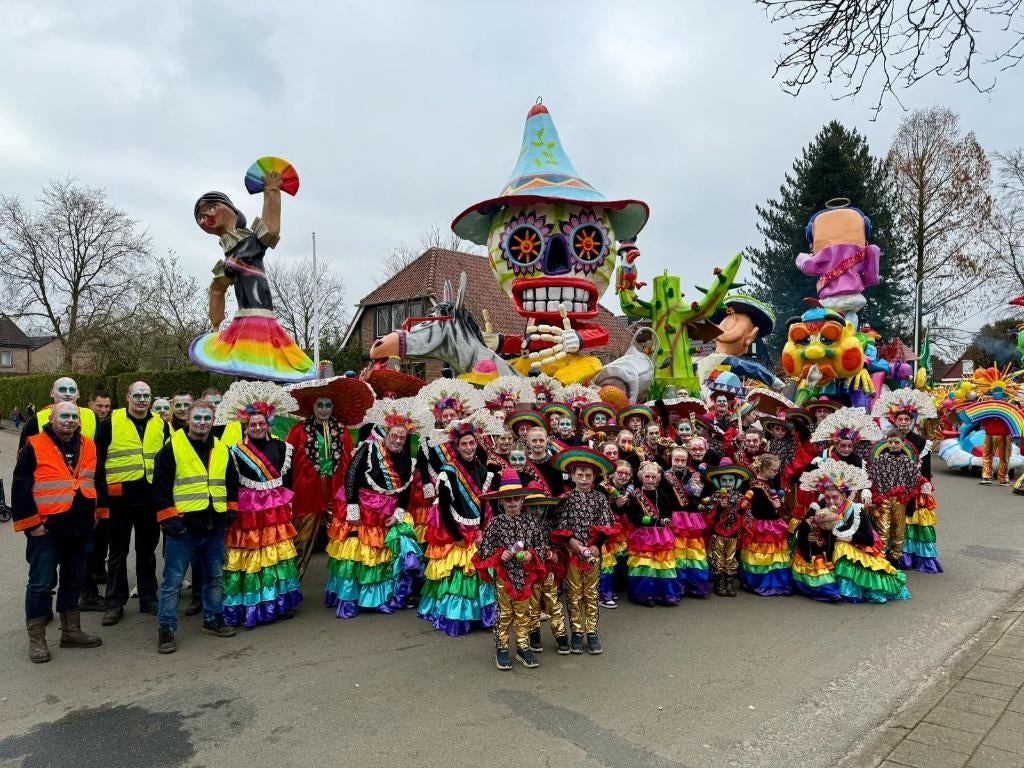 grote loopgroep mexico kleurrijk!, Kleding | Dames, Carnavalskleding en Feestkleding, Ophalen, Carnaval, Maat 42/44 (L), Onbekend