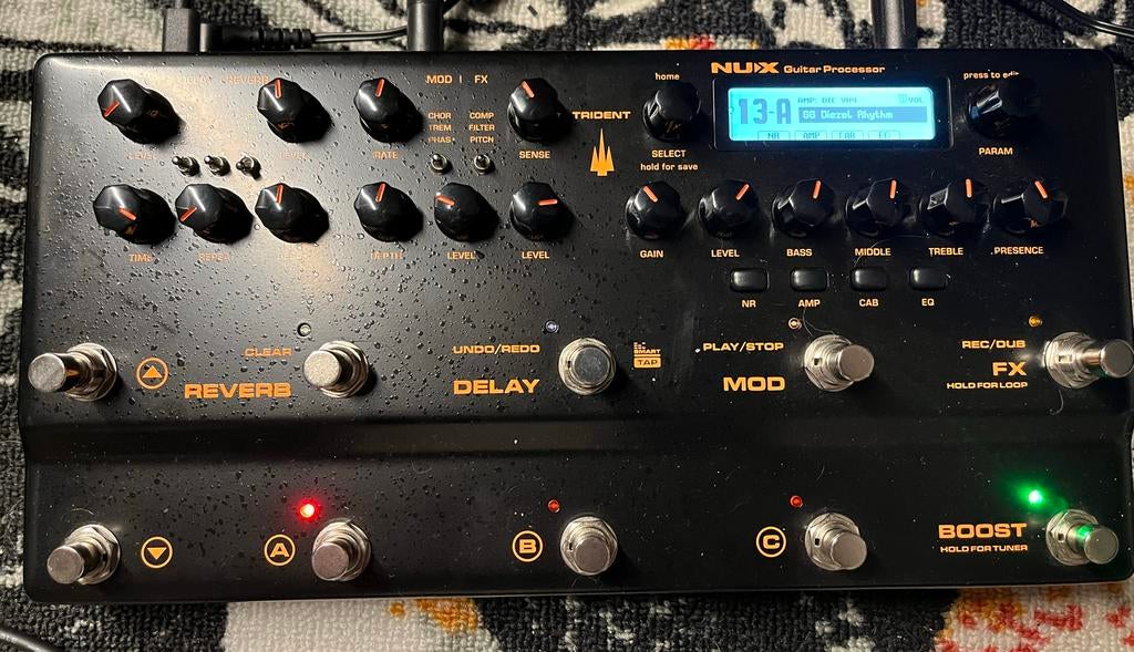 Nux Trident Amp Modeler - Zo goed als nieuw!, Muziek en Instrumenten, Ophalen of Verzenden, Zo goed als nieuw, Multi-effect