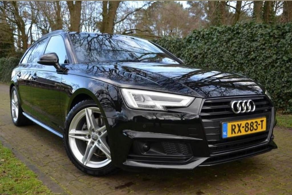 Audi A4 1.4 Tfsi 150pk S Tronic 2018 Zwart, Auto's, 74 €/maand, Zwart, 4 cilinders, A4