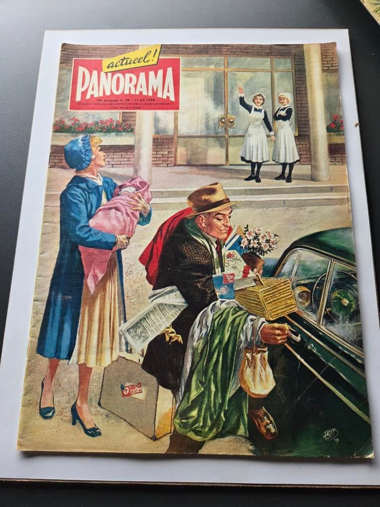 Panorama 11 Juli 1959 - Geboorte, Boeken, Tijdschriften en Kranten, Ophalen of Verzenden