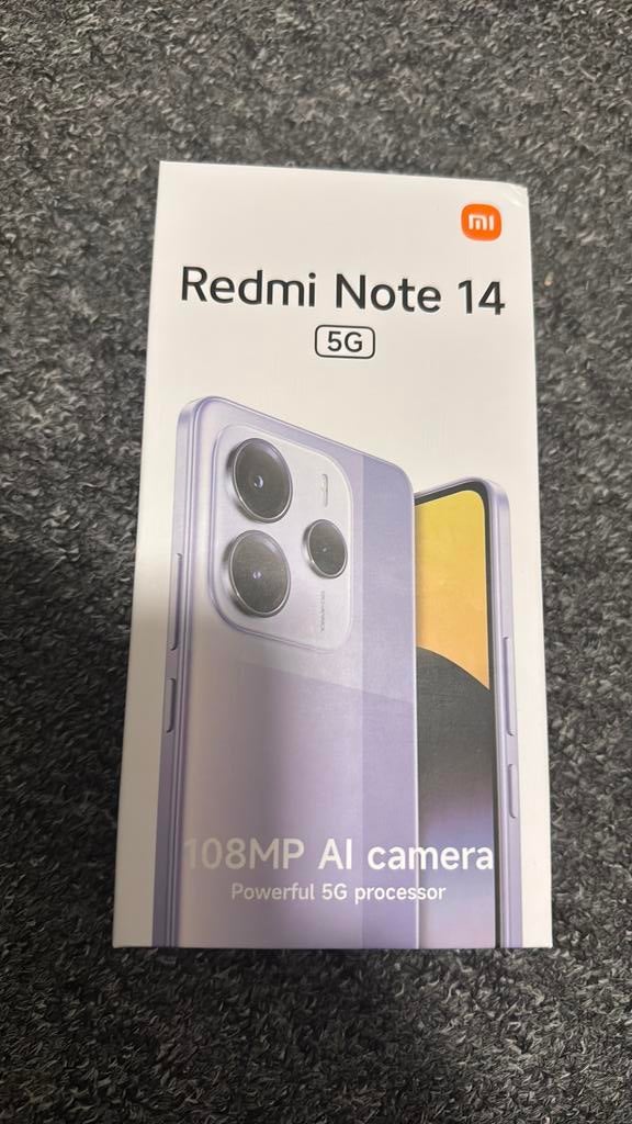 Xiaomi Redmi note 14 5G 256+8 GB HELEMAAL NIEUW| Actieprijs, Telecommunicatie, Mobiele telefoons | Overige merken, Nieuw, Ophalen of Verzenden