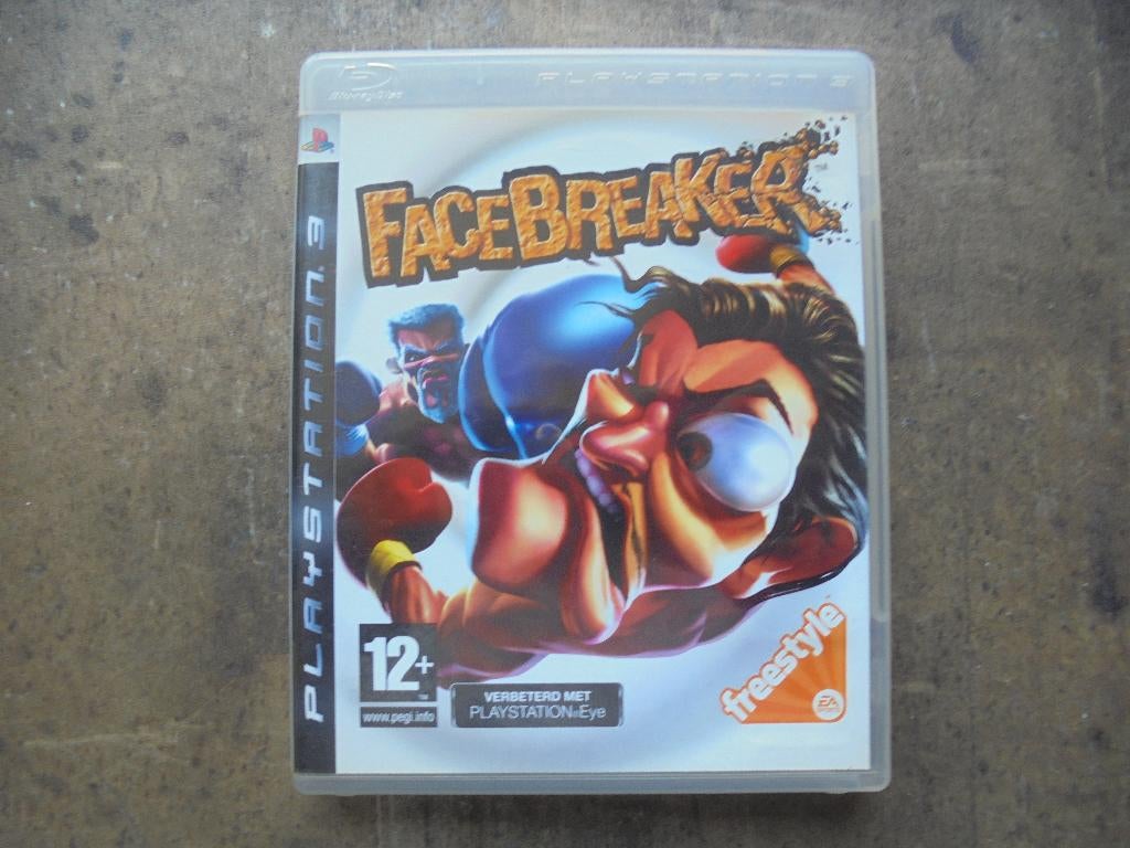 FaceBreaker voor PS3 (zie foto's), Spelcomputers en Games, Games | Sony PlayStation 3, Avontuur en Actie, Gebruikt, 1 speler, Ophalen of Verzenden