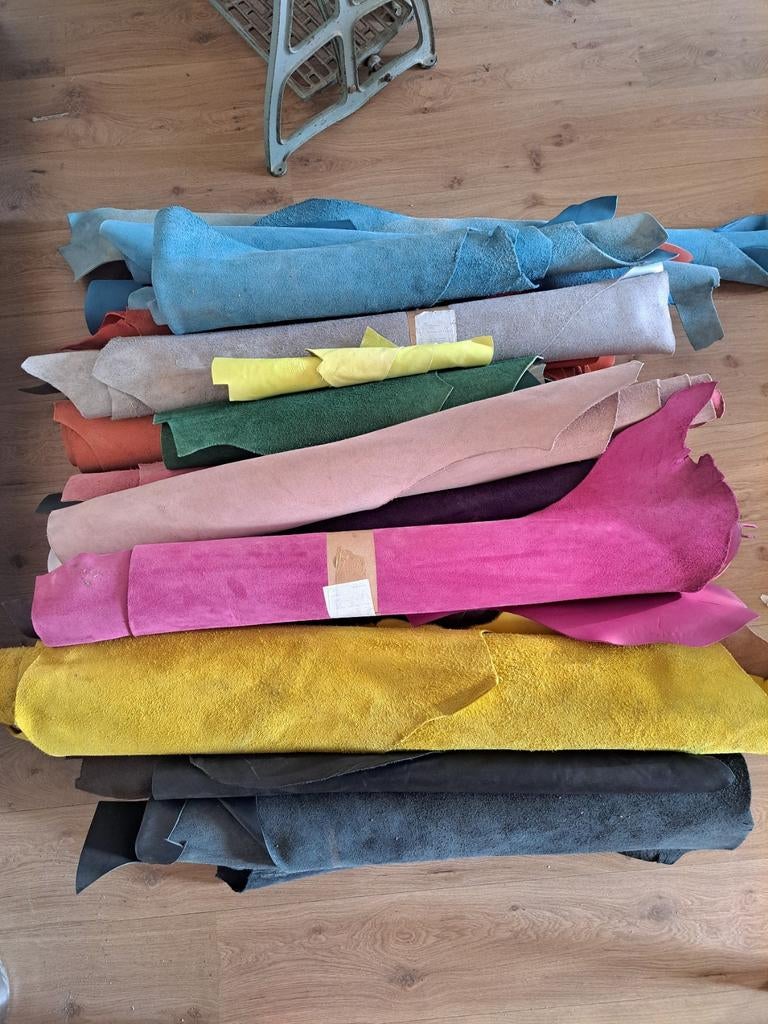 Leer halve koeie huiden, Ophalen, Bruin, Leer of Kunstleer, Nieuw