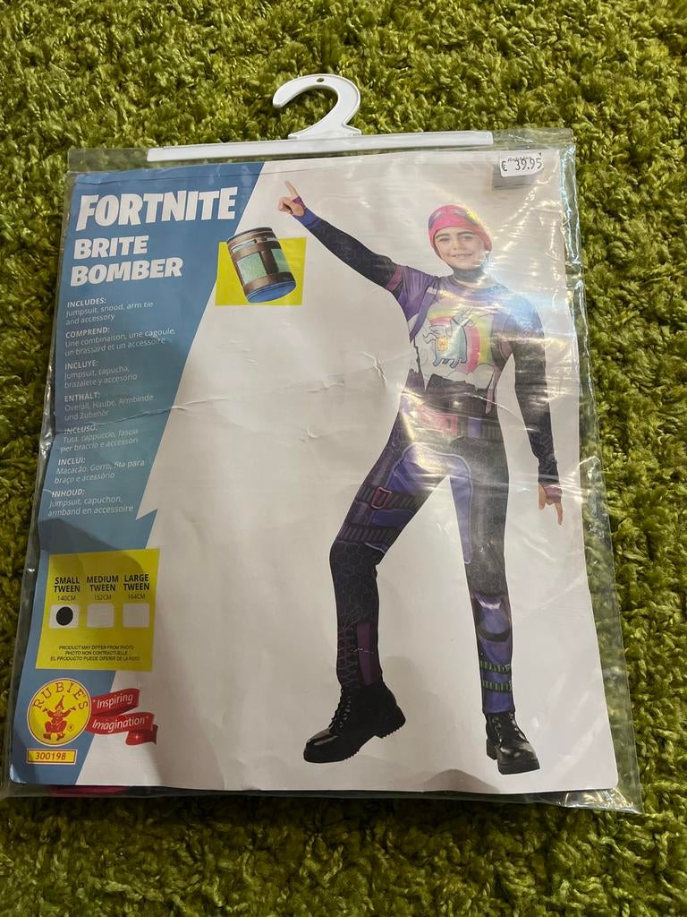 Fortnite Brite Bomber verkleed Kostuum - Meisje, Ophalen of Verzenden, Nieuw, 134 t/m 140, Meisje