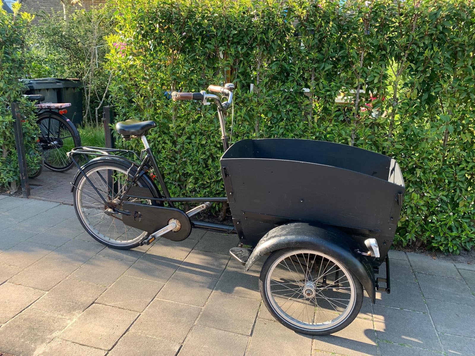 Bakfiets klassieker - Fietsfabriek, Ophalen, Terugtraprem, Gebruikt, 2 kinderen