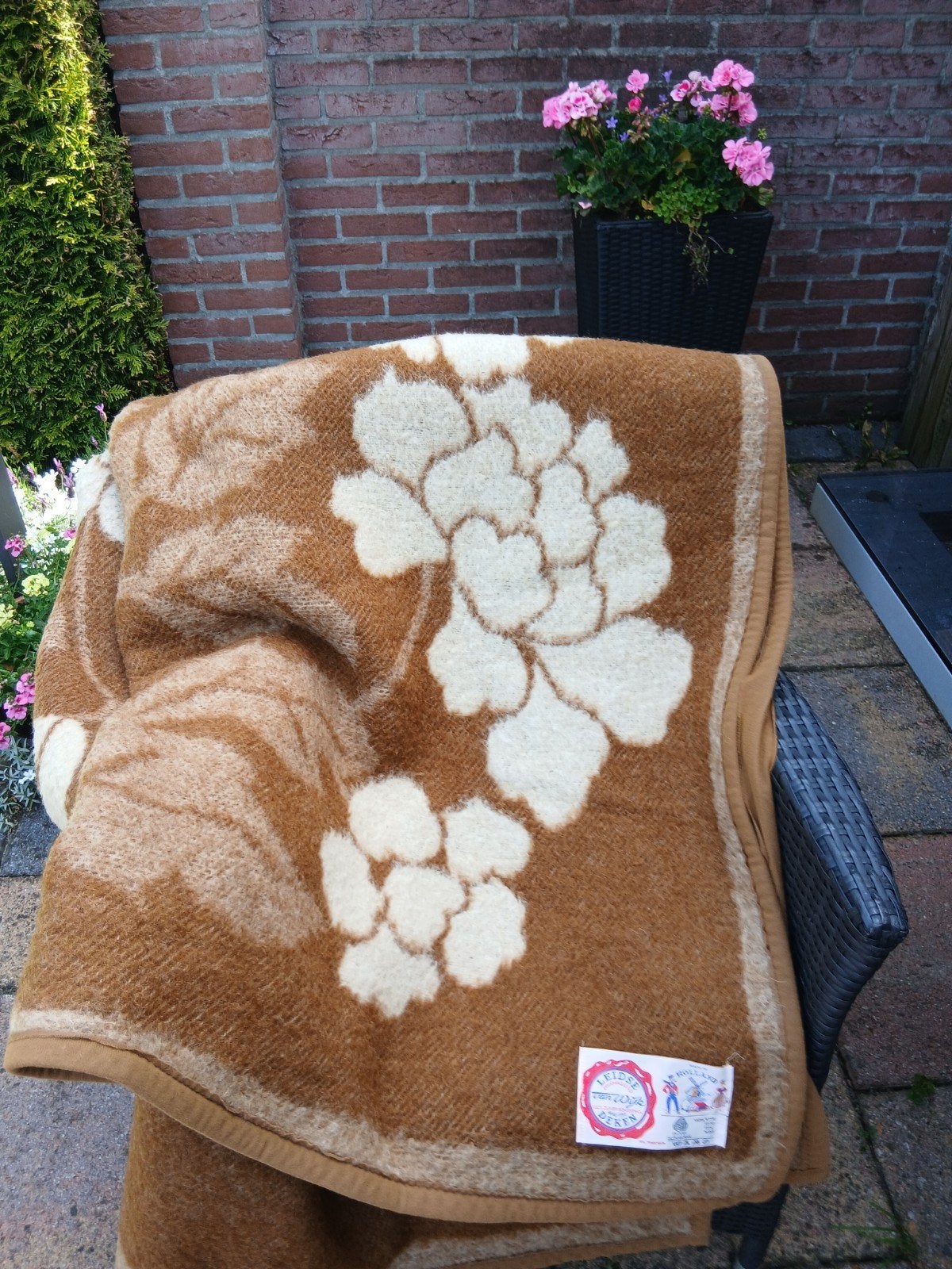 vintage wollen deken Leidse Van Wijk, Ophalen of Verzenden