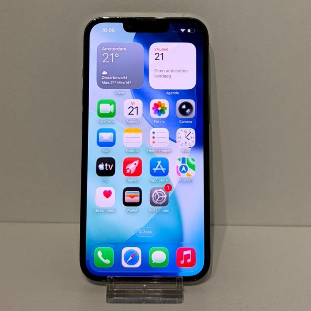 iPhone 13 Pro 128GB Graphite in Zeer Nette Staat Accu:77%, 128 GB, Zwart, 77 %, Ophalen of Verzenden