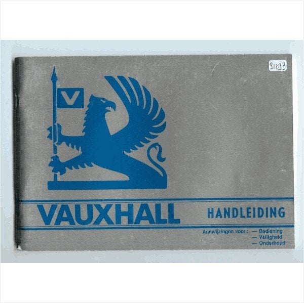 Vauxhall Chevette Cavalier Carlton Royale Instructieboekje 1, Ophalen of Verzenden