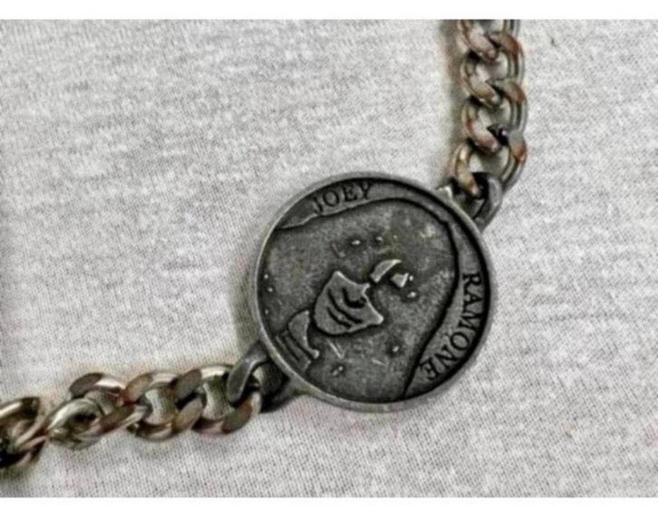 Speciale broek-ketting Band - Ramones hey ho let’s go chain, Ophalen of Verzenden, Zo goed als nieuw, H, H