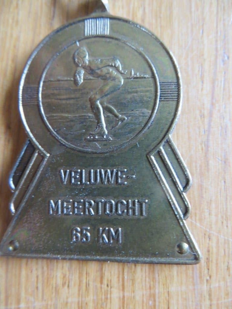 Veluwe meertocht 65 km penning, Ophalen of Verzenden, Overige materialen, Nederland