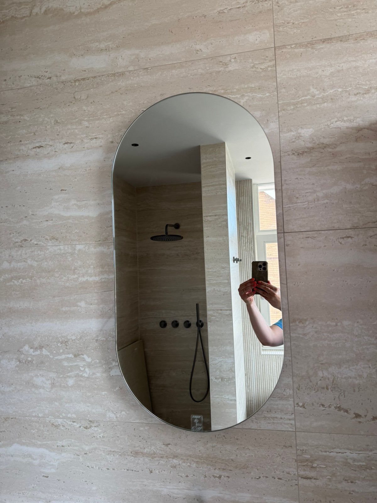 Verwarmde Durham Premium spiegel NIEUW IN DOOS, Huis en Inrichting, Ophalen, Minder dan 50 cm, Nieuw, Minder dan 100 cm