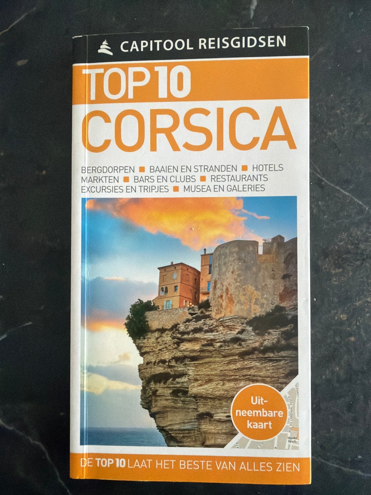 Capitool Reisgids Top 10 Corsica met uitneembare kaart, Capitool, Europa, Ophalen of Verzenden, Zo goed als nieuw