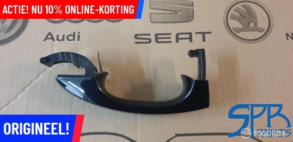 GOLF 7 VII LC9X LINKS Deurgreep Linksvoor Linksachter GREEP, Volkswagen, Nieuw, Ophalen of Verzenden