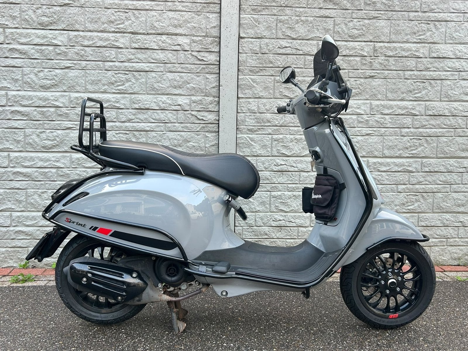 Vespa Sprint 50cc  | Nardo Grey | Full option | Nette staat, Ophalen, Gebruikt, Overige modellen, Maximaal 45 km/u