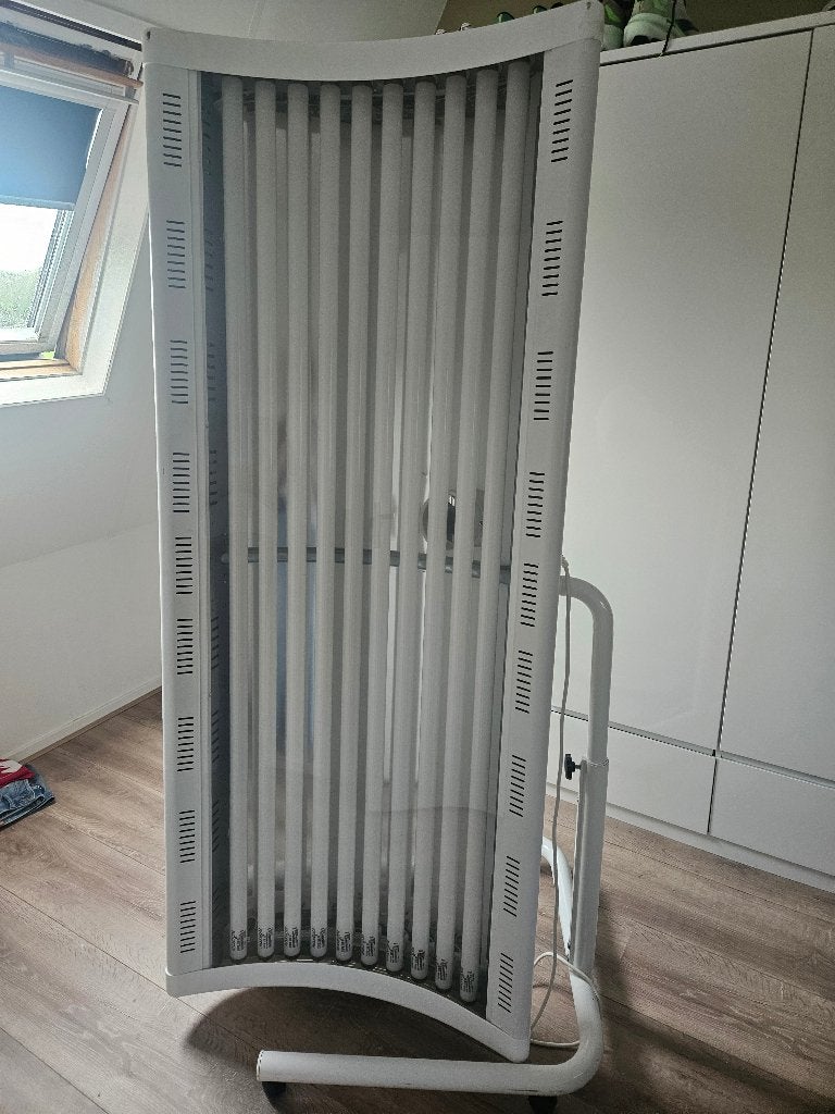 Hapro Topaz zonnehemel, Witgoed en Apparatuur, Zonnebanken en Gezichtsbruiners, Ophalen, Gebruikt, Zonnebank enkelzijdig, 10 tot 15 lampen