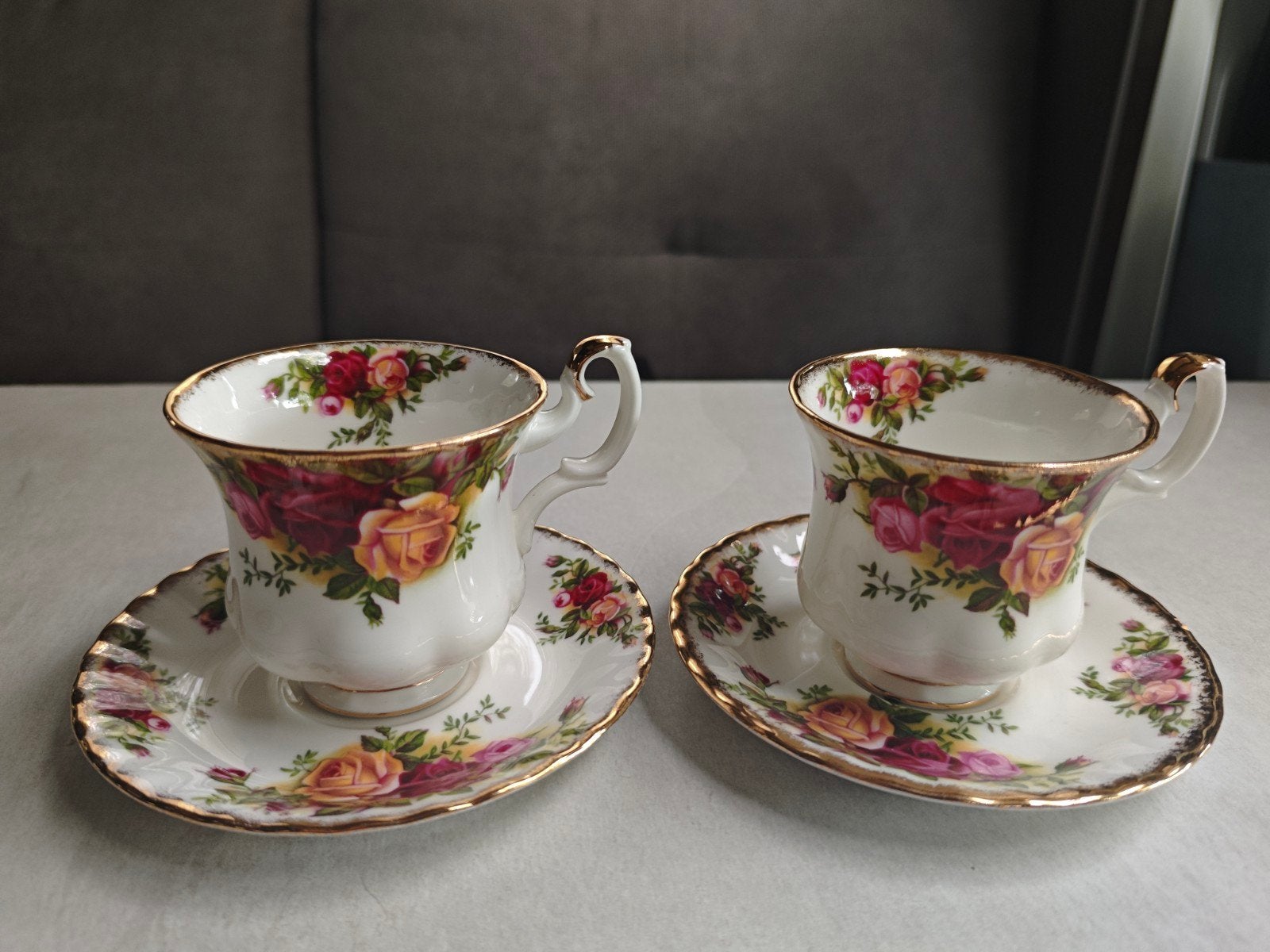 Royal Albert Old Country Roses kop en schotel set, Ophalen of Verzenden