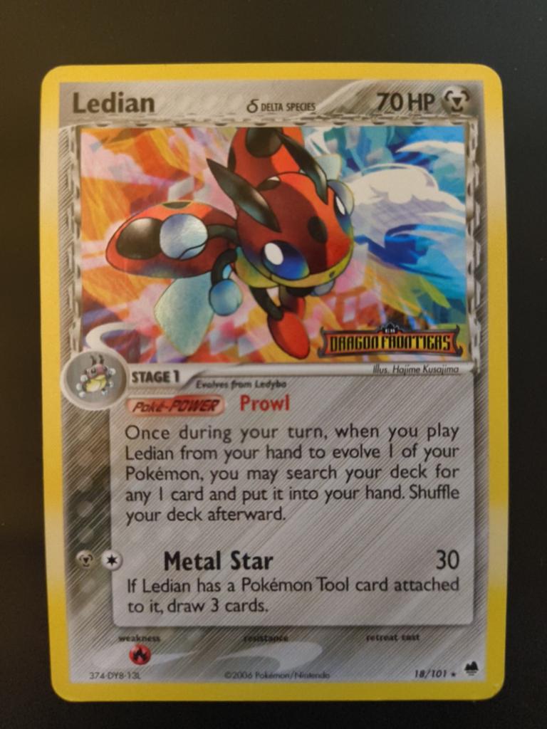 Ledian Ex Dragon Frontiers Stamped 18/101 Pokmon Kaart   Verzamelkaartspellen | Pokmon  Marktplaats